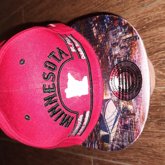 Malaki Minnesota Snapback Hat Flat Brim Kings Choice - Picture 6 of 9